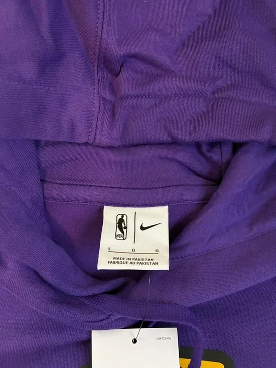 Men's Purple Pullover Hoodie - NBA Team Apparel - Picture 5 of 6